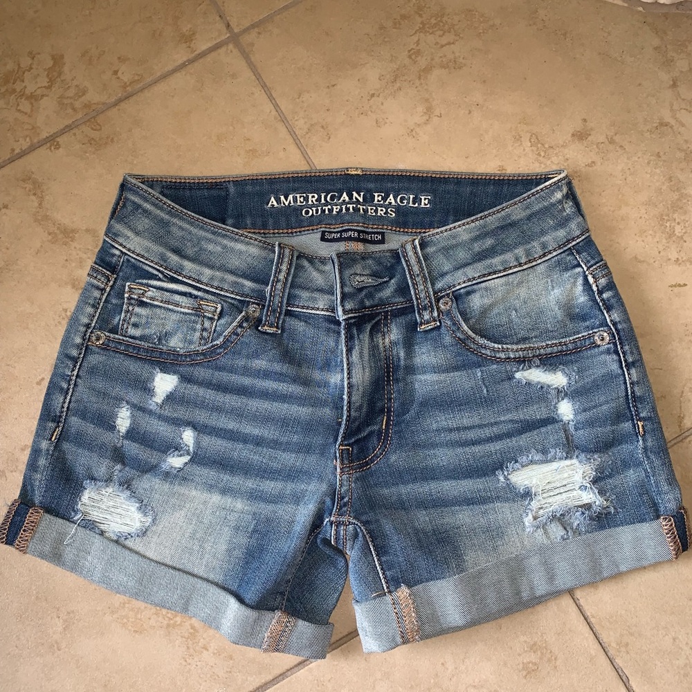 American Eagle midi shorts